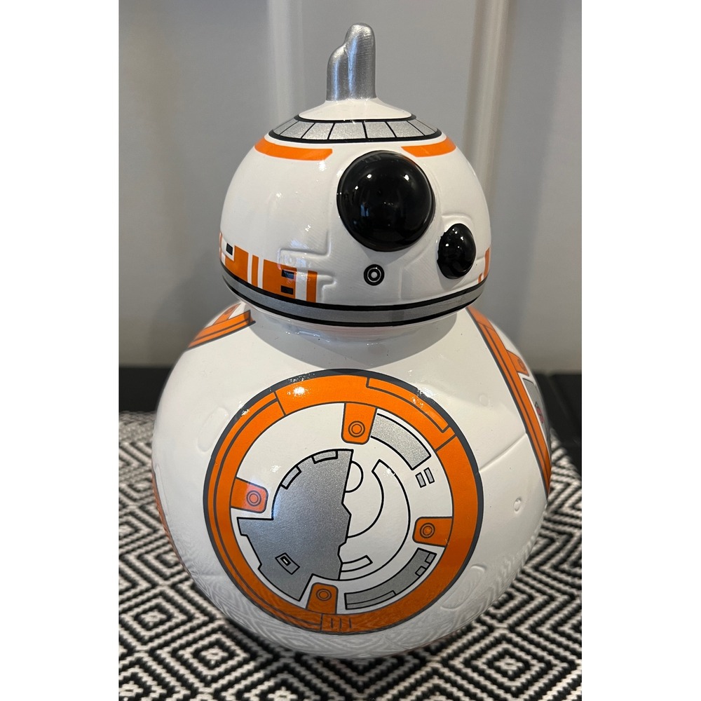 Star Wars BB-8 Ceramic‎ Coin Bank FAB Starpoint White Orange Droid Excellent